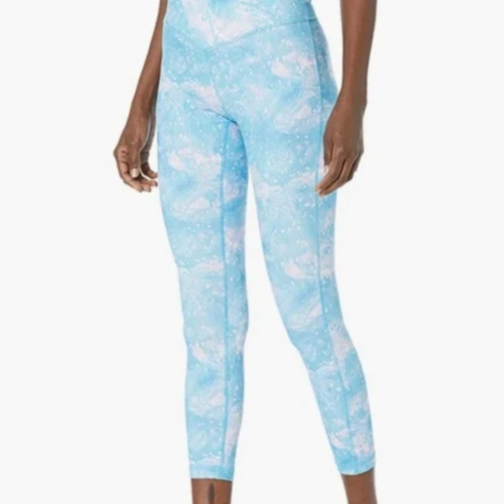 Women’s Y2K Juicy Couture Sports Turquoise Lilac Aurora Leggings medium
